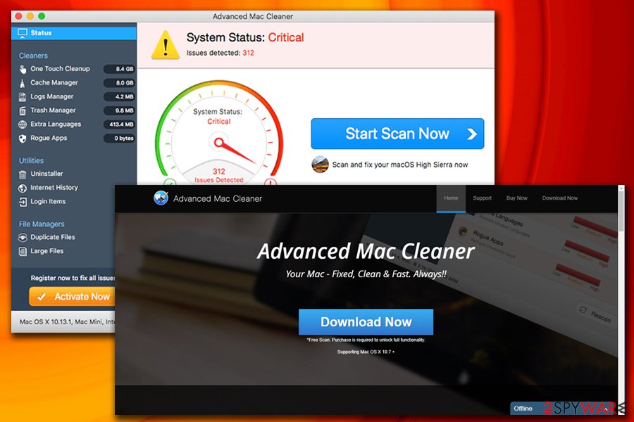 avast remove advanced mac cleaner